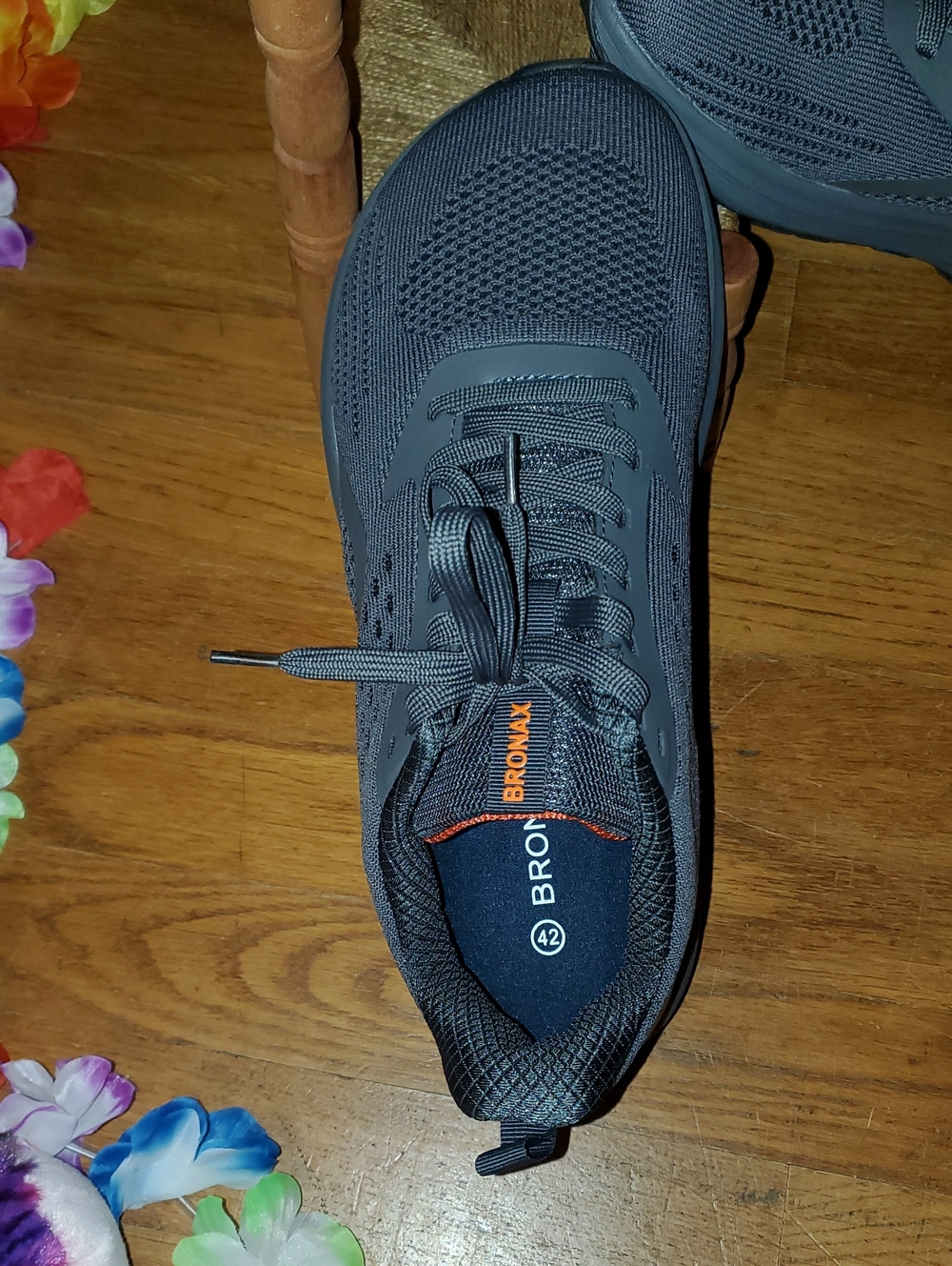 Bronax Men's Athletic Sneakers with Wide Toe Box